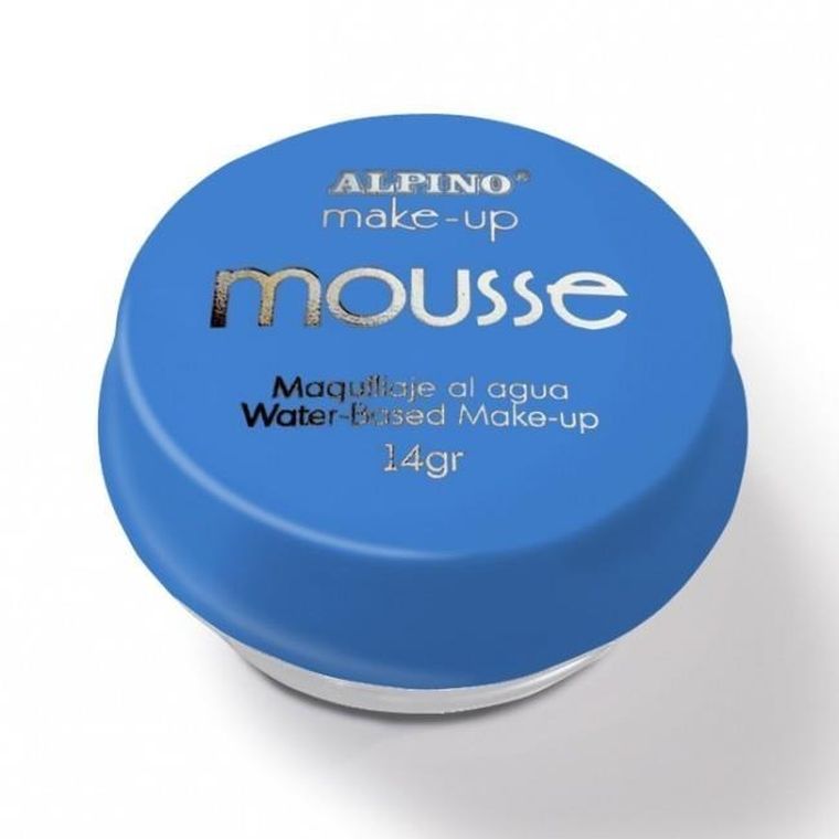 Alpino, mus do makijażu, niebieski, 14g