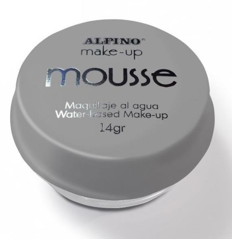 Alpino, mus do makijażu, srebrny, 14g