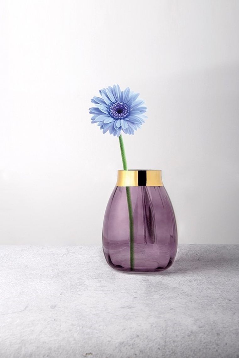 Altom Design, Aurora, wazon, h-23 cm, fioletowy