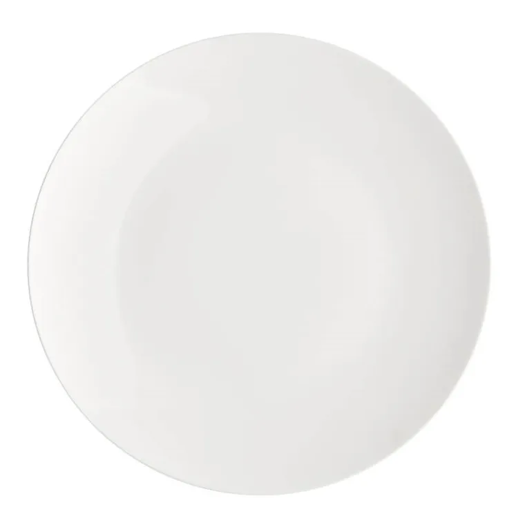 Altom Design, Bella, talerz płytki, porcelana, kremowy, 26 cm