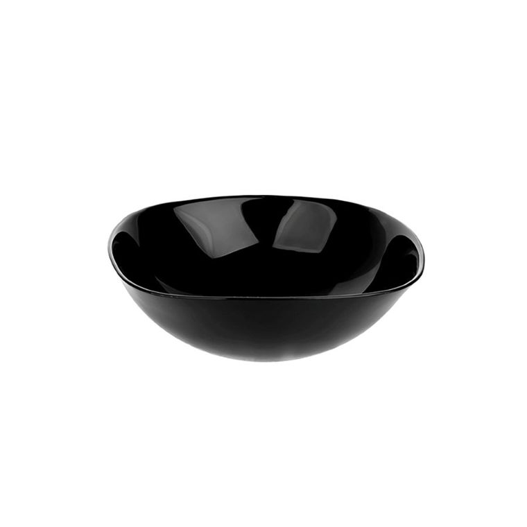 Altom Design, Black Harmony, salaterka, czarny, średnica 17 cm