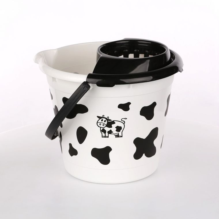 Altom Design, Cavallo, Krówka, wiadro do mopa z wyciskaczem