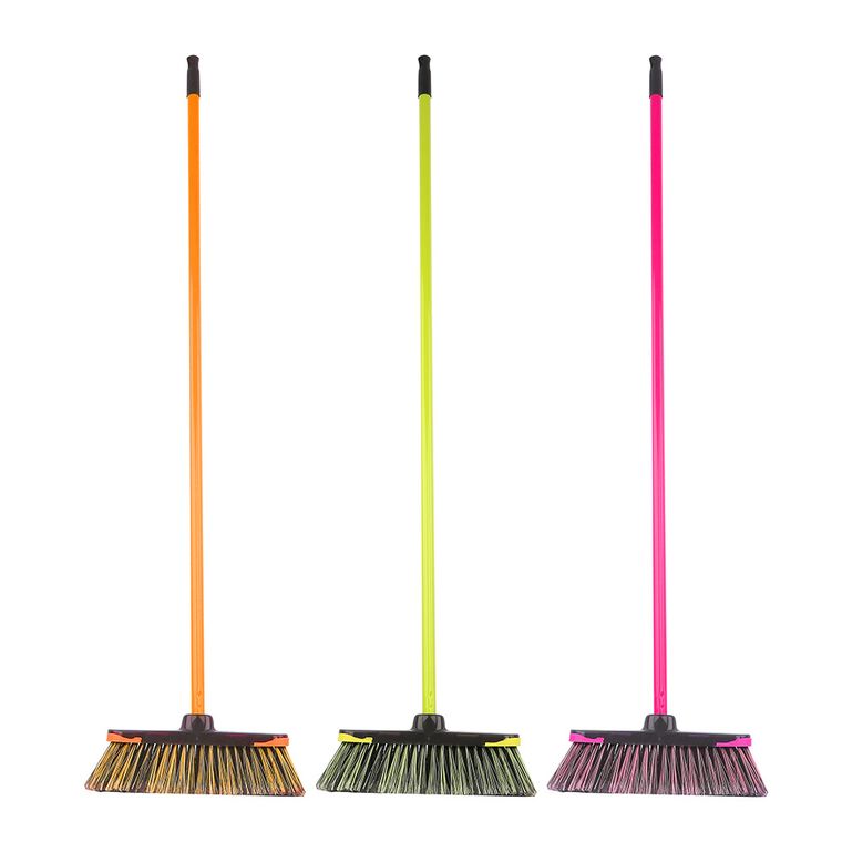 Altom Design, Cavallo, Neon dark, szczotka do zamiatania + kij, 120 cm