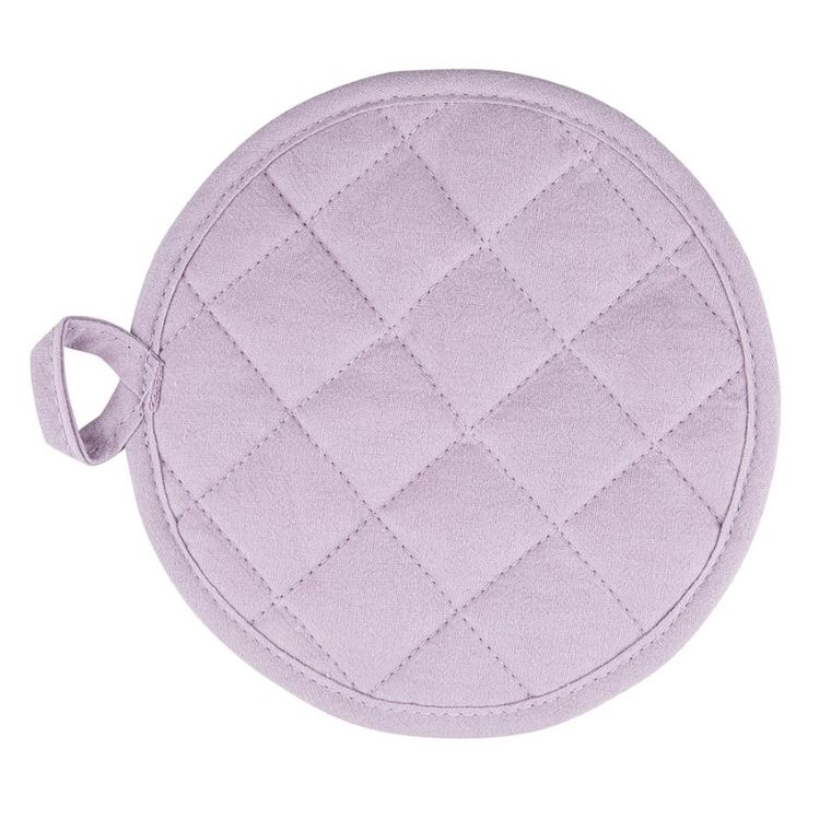 Altom Design, chwytak kuchenny, 100% bawełna, jasny fiolet, 18 cm