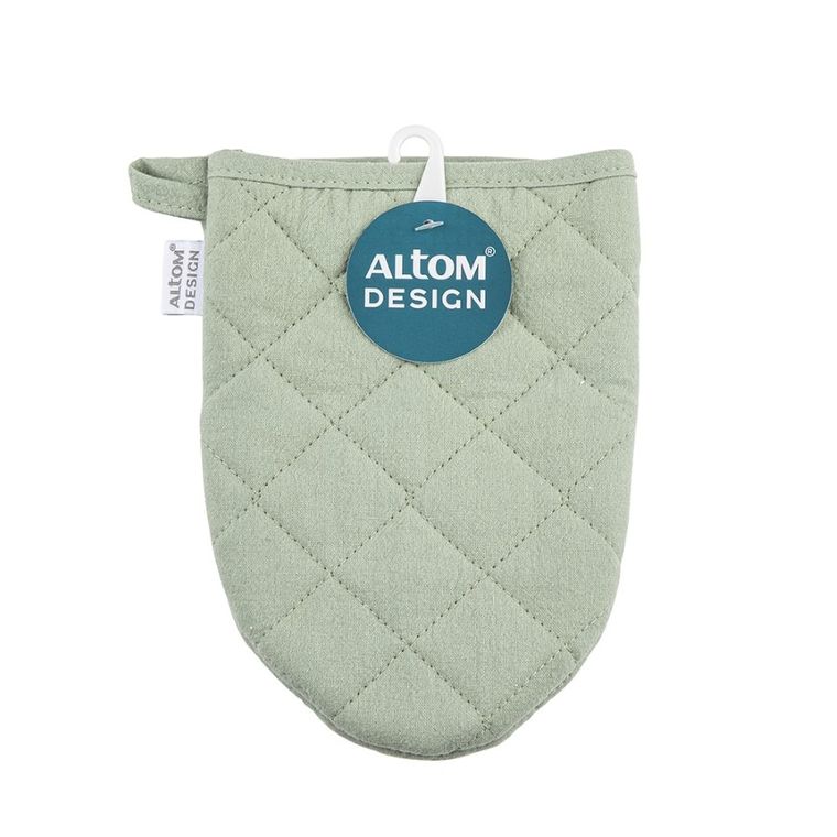 Altom Design, chwytak kuchenny, 100% bawełna, szałwia, 14-20 cm