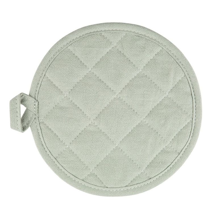 Altom Design, chwytak kuchenny, 100% bawełna, szałwia, 18 cm