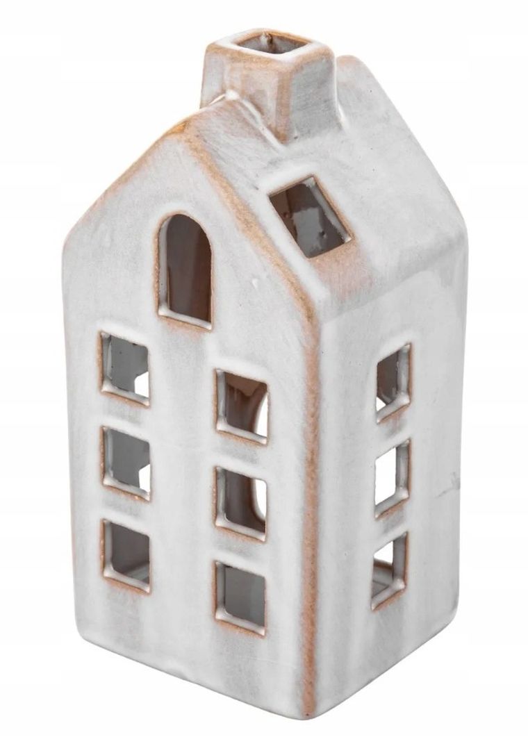 Altom Design, domek porcelanowy na tealight, 7-6,5-14 cm