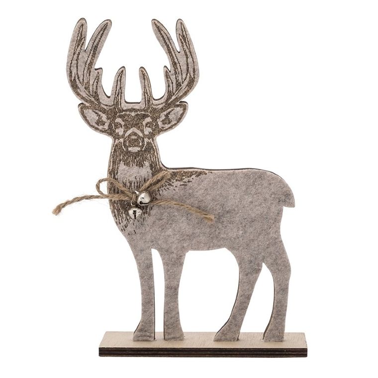 Altom Design, figurka filcowa, renifer, 13-23-5 cm