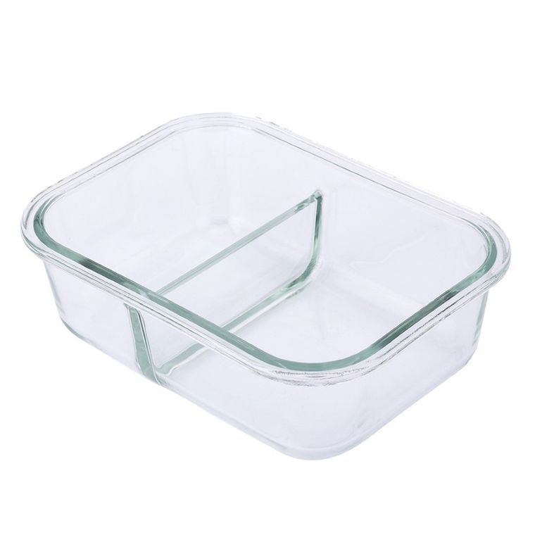 Altom Design, Fresh, pojemnik podwójny z pokrywką, prostokątny, 0,65l, 17,6-13,1-6,4 cm