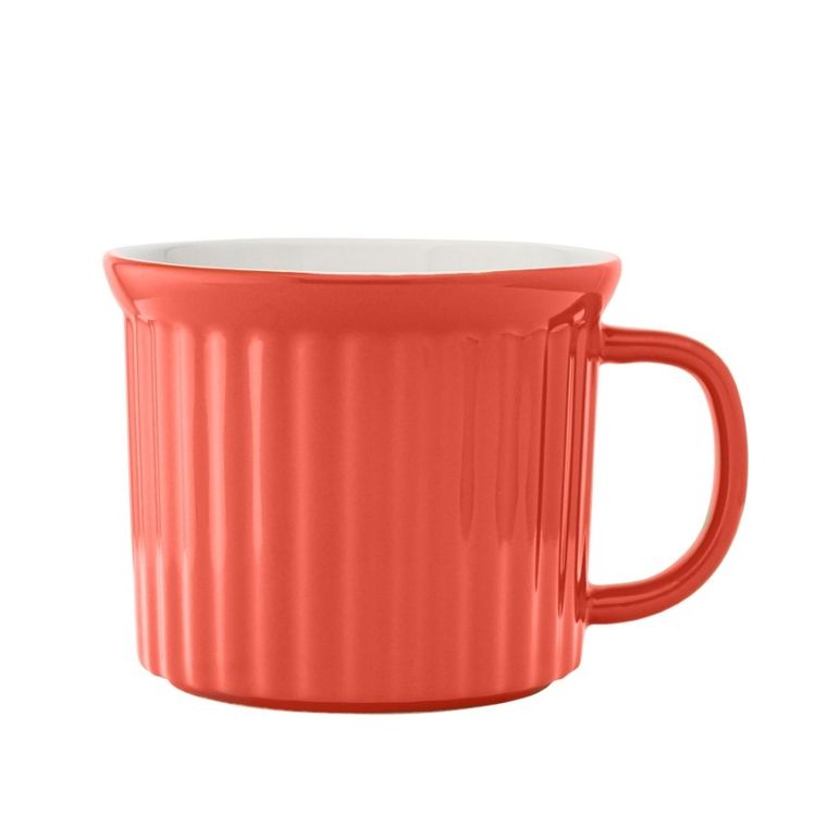 Altom Design, Fusion Coral, kubek ceramiczny do zupy, 15-11,5-9,5 cm, 650 ml