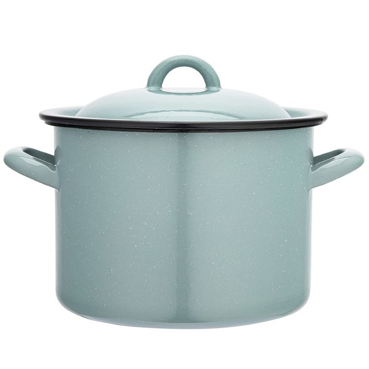 Altom Design, garnek prosty, szałwiowy nakrapiany, 3,3l, 18-14 cm