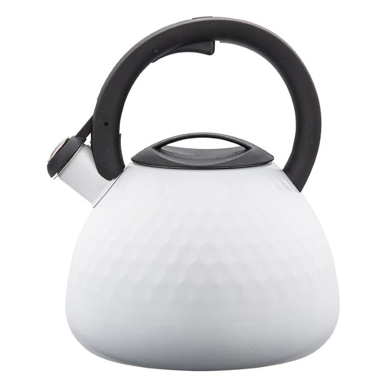 Altom Design, John, czajnik nierdzewny, biały, 2,7l