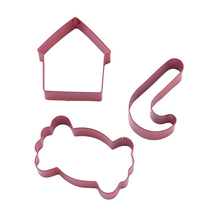 Altom Design, komplet 3 wykrawaczy nierdzewnych, Christmas Sweets