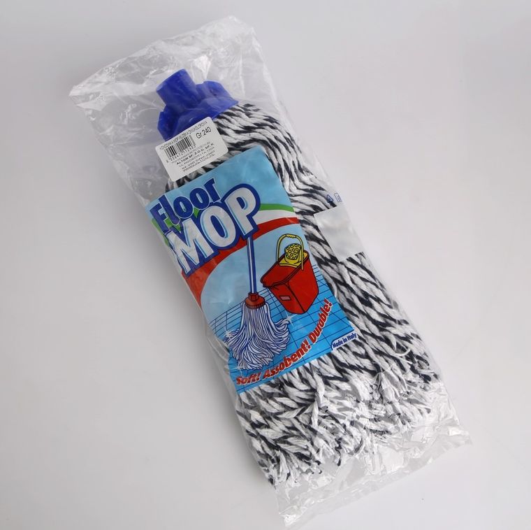 Altom Design, końcówka mop, włoska dwukolorowa, 240g