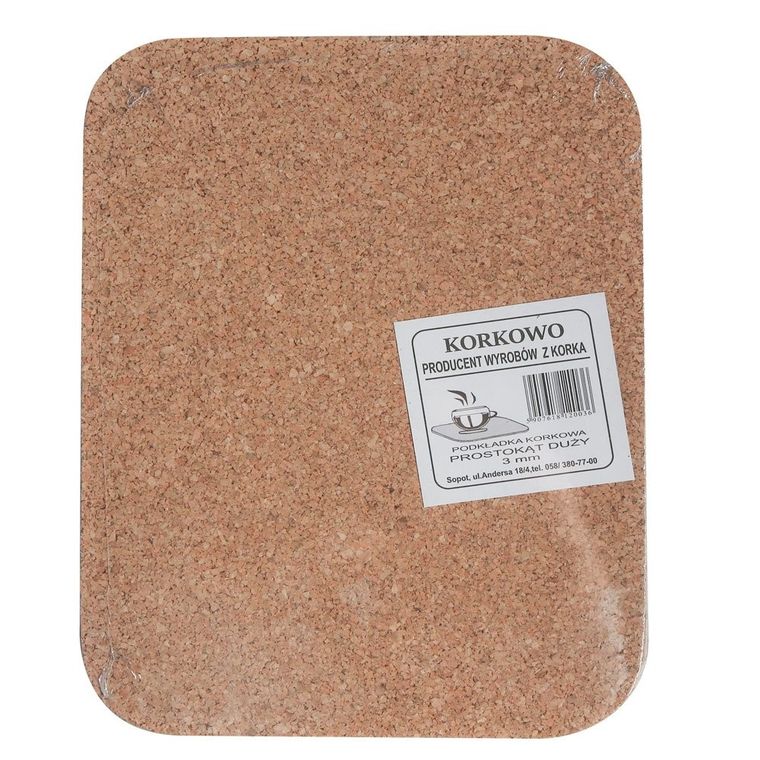 Altom Design, Korkowo, 4 podkładki prostokątne, 25-35 cm, korek naturalny