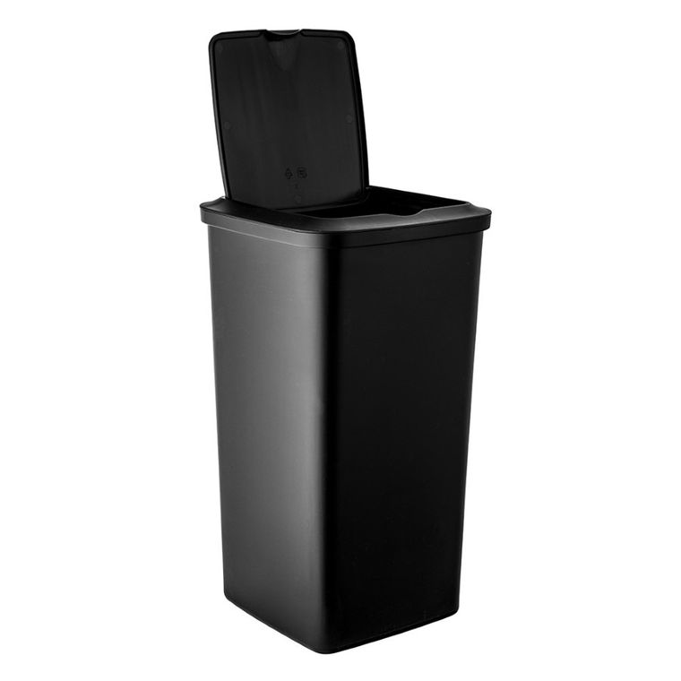 Altom Design, kosz na śmieci, 24l, czarny