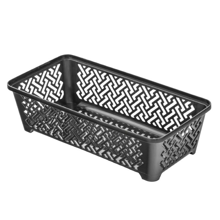 Altom Design, koszyk, 19-10-5,5 cm, czarny