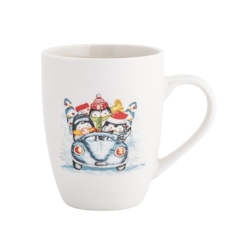 Altom Design, kubek baryłka, 340 ml, wesoły samochód