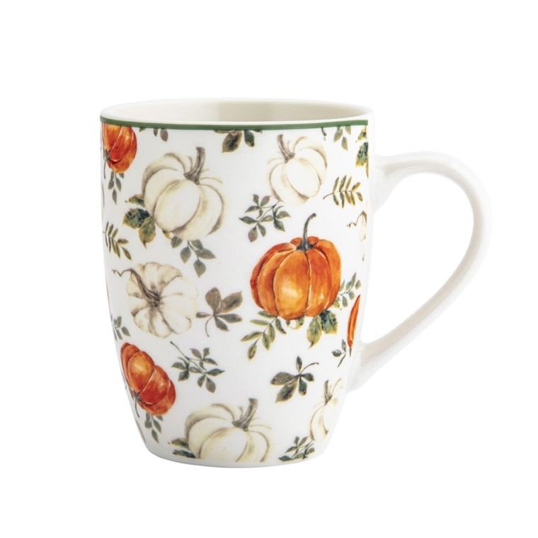 Altom Design, kubek baryłka, dynie, 340 ml