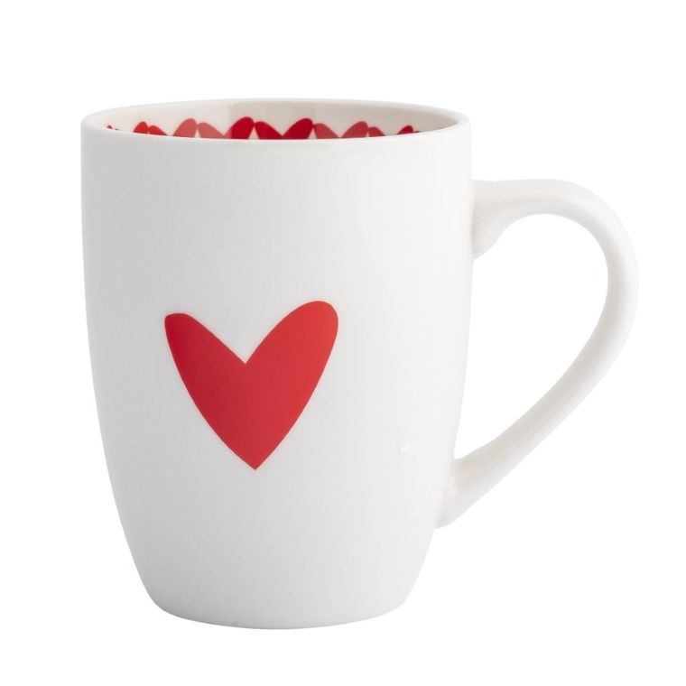 Altom Design, kubek baryłka nbc, 340 ml, heart