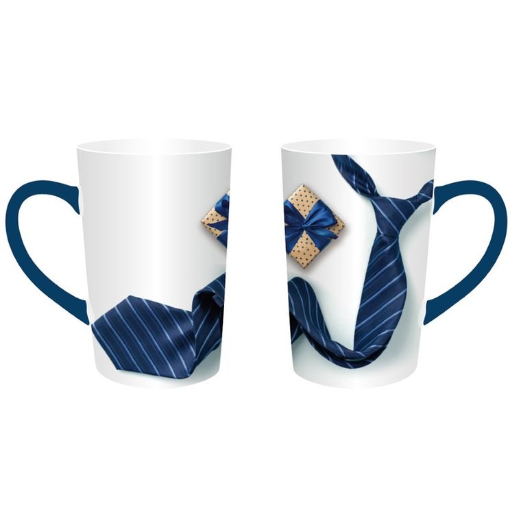 Altom Design, kubek stożek wysoki, nbc, 430 ml + krawat, color box