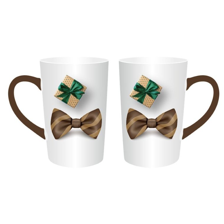 Altom Design, kubek stożek wysoki, nbc, 430 ml + mucha, color box