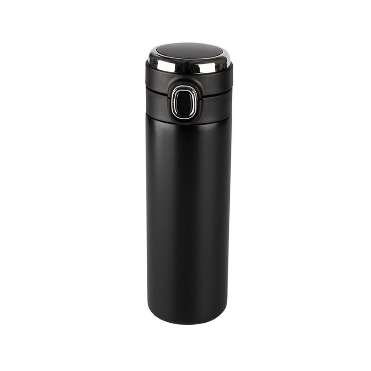 Altom Design, kubek termiczny, 420 ml, z wyświetlaczem led czarny
