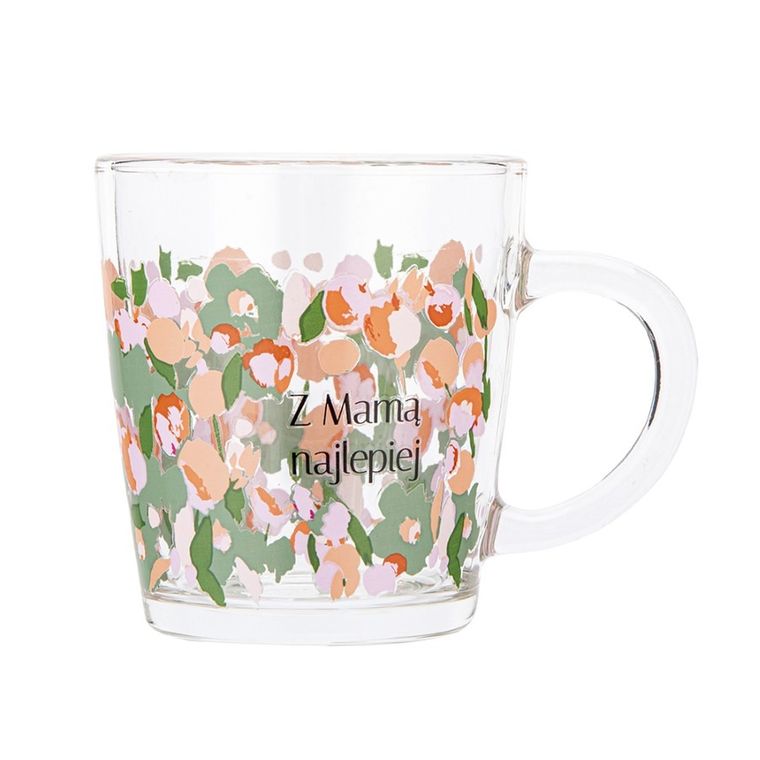 Altom Design, kubek z dekoracją, z mamą najlepiej, 350 ml