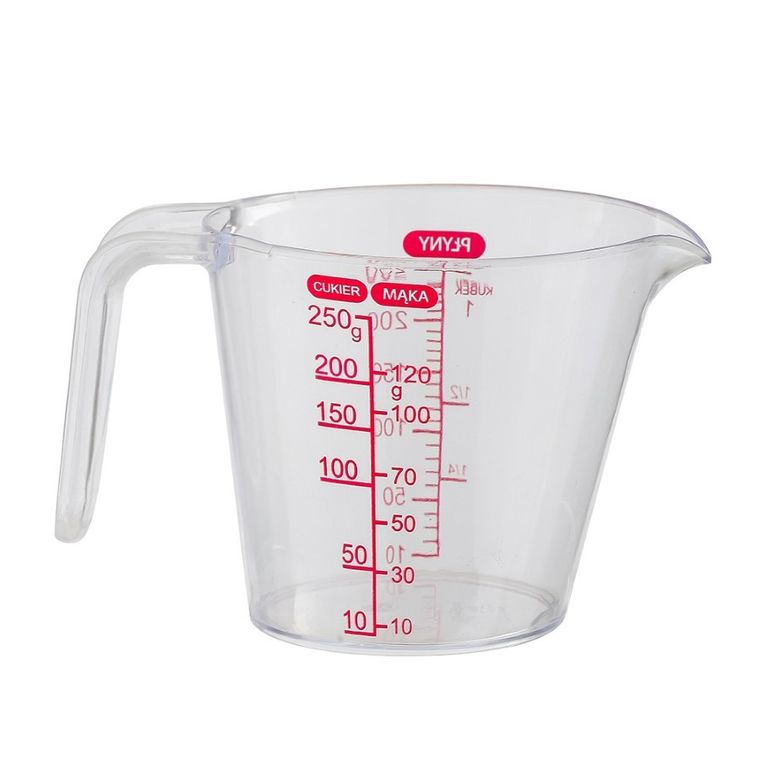Altom Design, kubek z miarką, biały, 0,25l