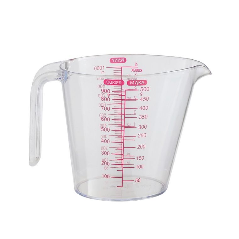 Altom Design, kubek z miarką, biały, 1l