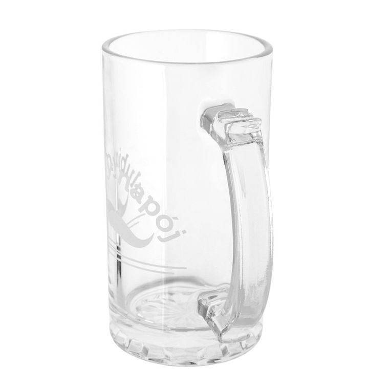 Altom Design, kufel szklany, dekoracja ulubiony napój, 500 ml