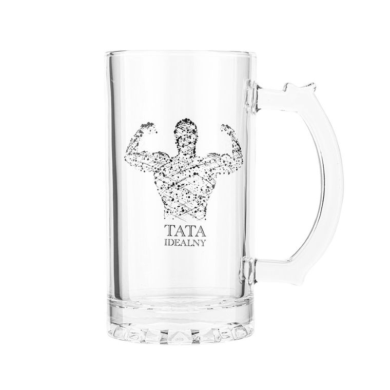 Altom Design, kufel z dekoracją, tata idealny, 500 ml