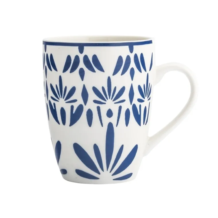 Altom Design, Lazur, kubek porcelanowy, baryłka, 320 ml