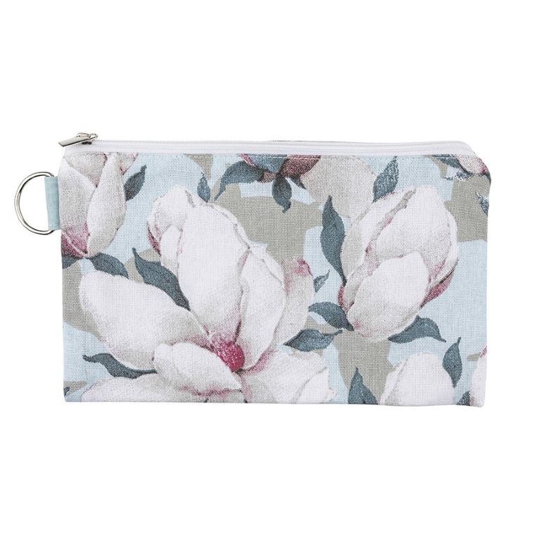 Altom Design, magnolia błękitna, kosmetyczka, 12-20 cm, 100% bawełna