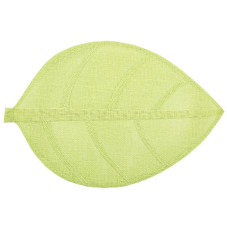 Altom Design, mata naturalna, liść, zielona, 33-48 cm