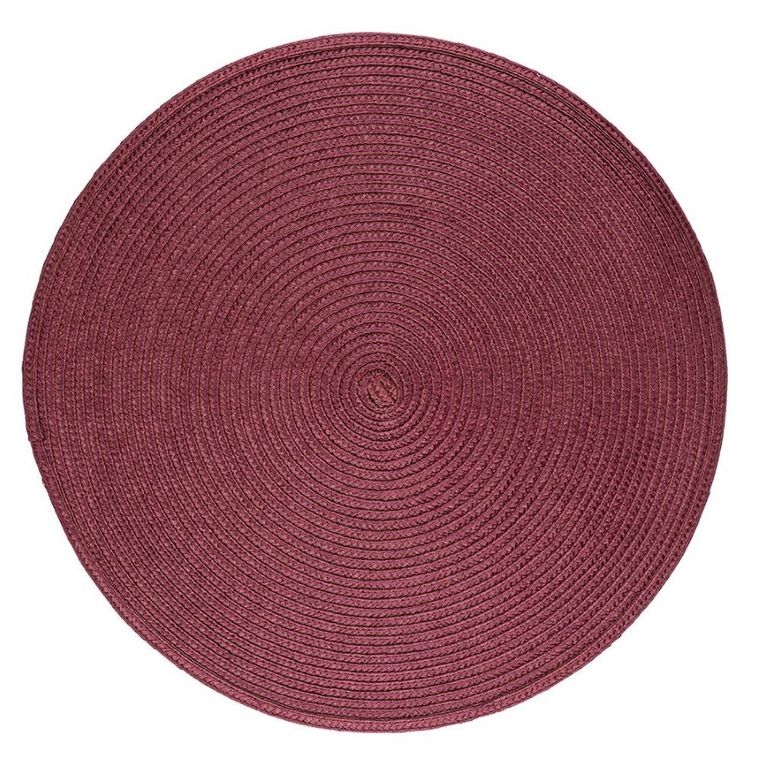 Altom Design, mata słomkowa pp, 38 cm, burgund