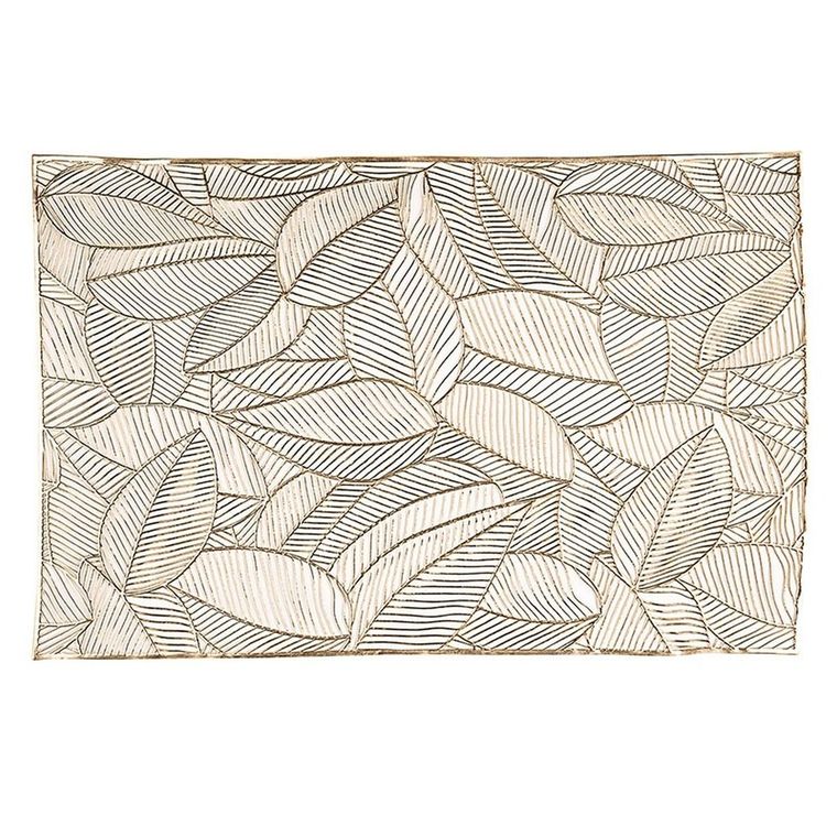 Altom Design, mata stołowa PVC, 45-30 cm, liście