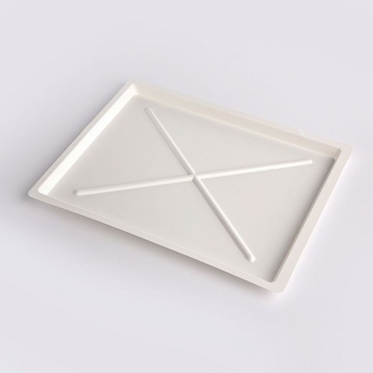 Altom Design, Metpol, tacka, biała, 36-28 cm