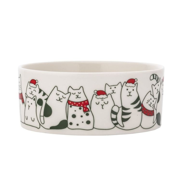 Altom Design, miska dla kota, świąteczna, 12-5 cm, 330 ml