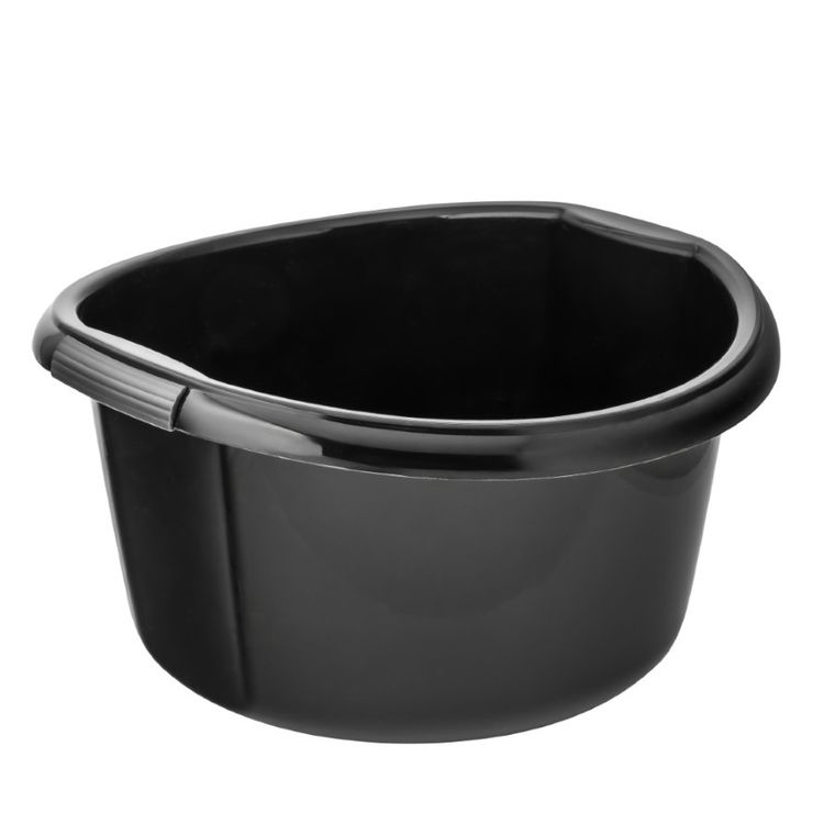 Altom Design, miska głęboka, 15l, czarna