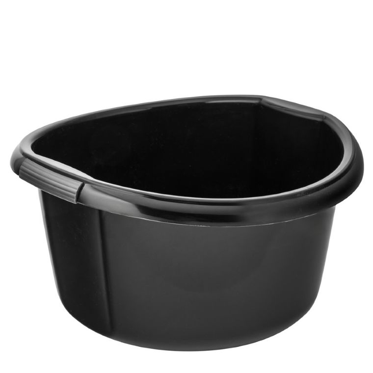 Altom Design, miska głęboka, 25l, czarna