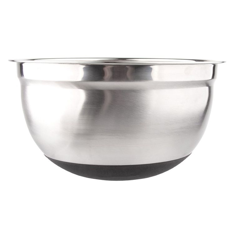 Altom Design, miska nierdzewna z silikonową podstawą, 24-11,5 cm