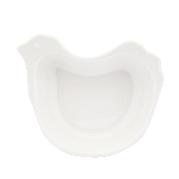 Altom Design, naczynie kurka, porcelana kremowa, 14-11-3 cm