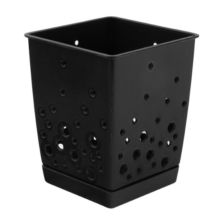 Altom Design, ociekacz do sztućców z podstawką, czarny