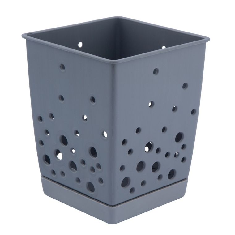 Altom Design, ociekacz do sztućców z podstawką, szary