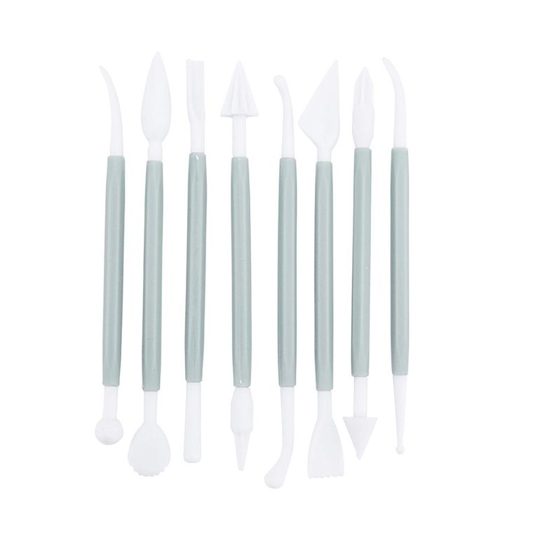 Altom Design, plastikowe akcesoria cukiernicze do dekoracji tortów, 8 szt.