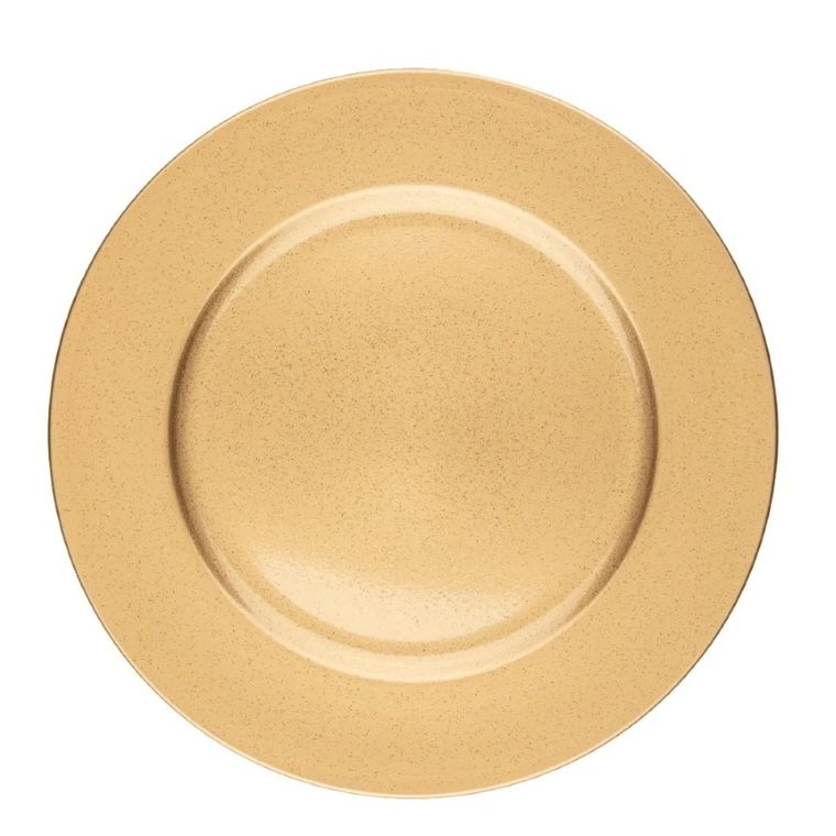 Altom Design, podkładka pod talerz z brokatem, złota, 33 cm