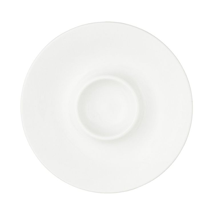 Altom Design, podstawka na jajko, 12.5 cm, porcelana kremowa