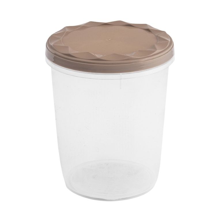 Altom Design, pojemnik z zakręcaną pokrywą, 1l, taupe