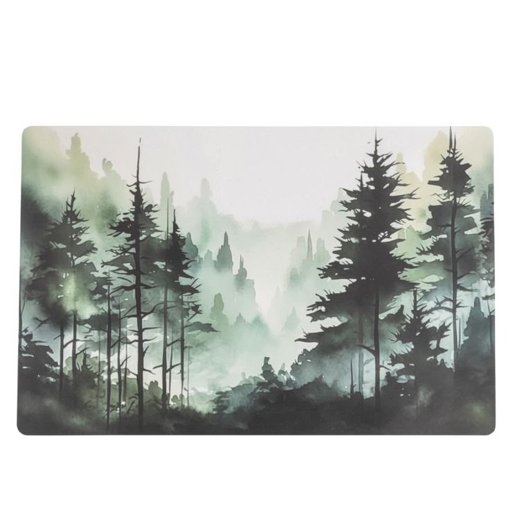 Altom Design, secret forest mata stołowa prostokątna pp, 28-43 cm